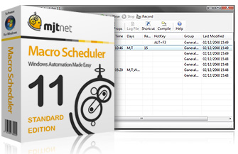 Windows Macro Scheduler Screenshots