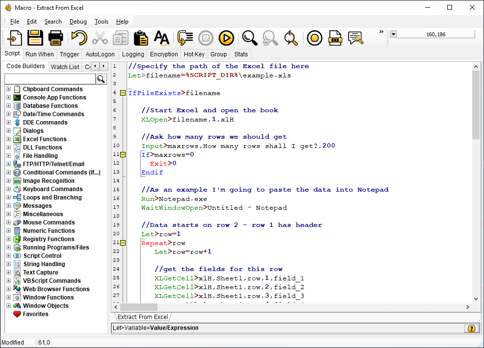 Macro scheduler macro recorder and windows robotic process automation